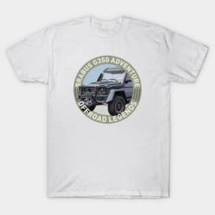 4x4 Offroad Legends: Mercedes-Benz Brabus G350 Adventure T-Shirt